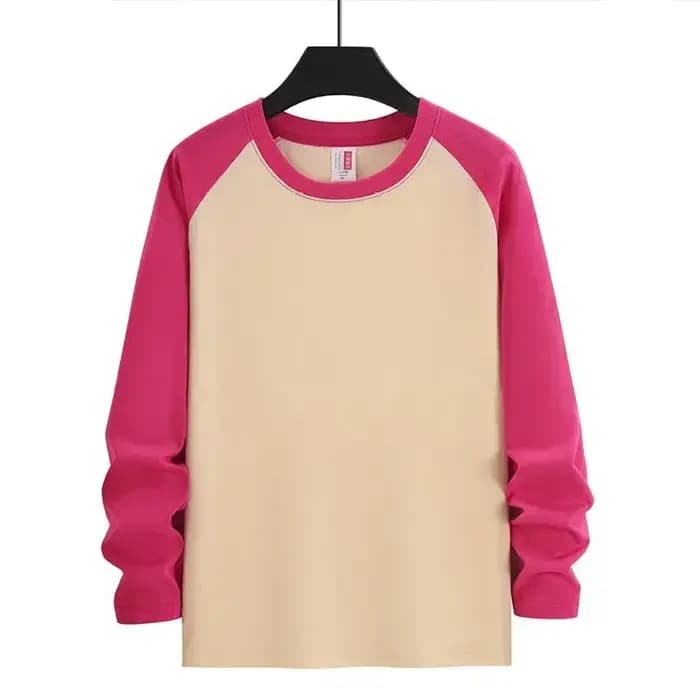 T-shirt Raglan manches longues coton t-shirts hommes femmes vêtements mode pulls décontractés automne hiver chemises