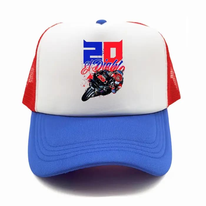 Fabio Quartararo El Diablo 20-Casquette de camionneur pour hommes et femmes