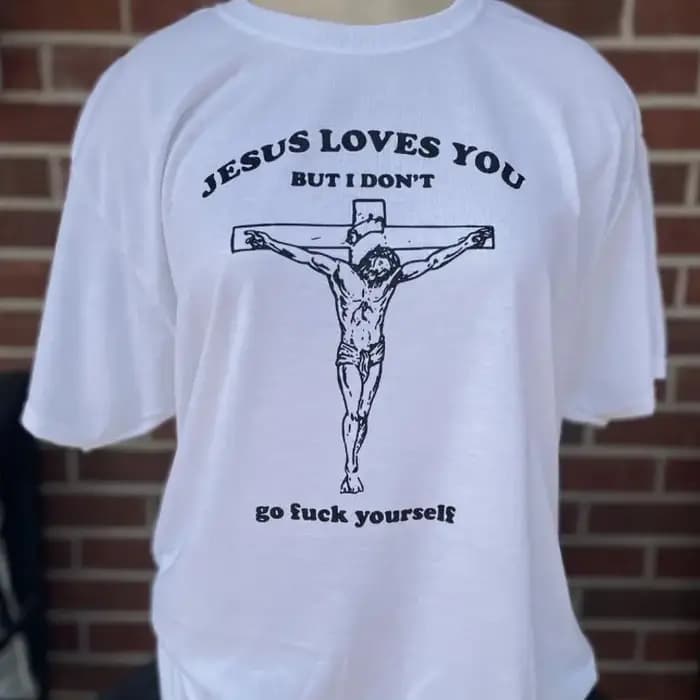 Jésus vous aime mais je n'ai pas vous meuchez-vous T-shirt