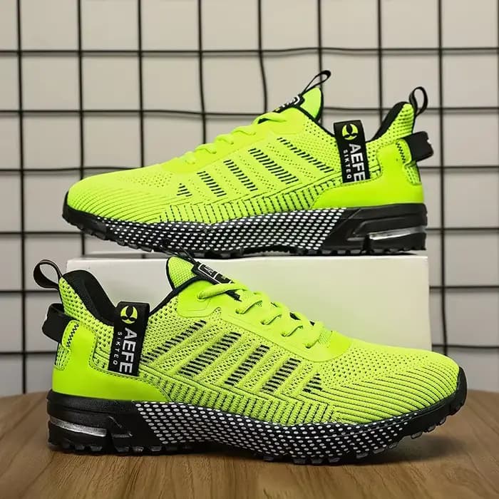 Chaussures de course tendance orange pour hommes