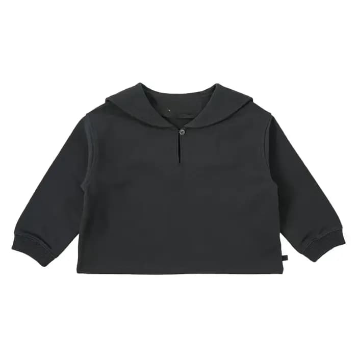 Nouveau sweat à capuche polyvalent en coton avec col marin et manches longues pour garçons et filles – Collection Printemps-Automne-Hiver 2026