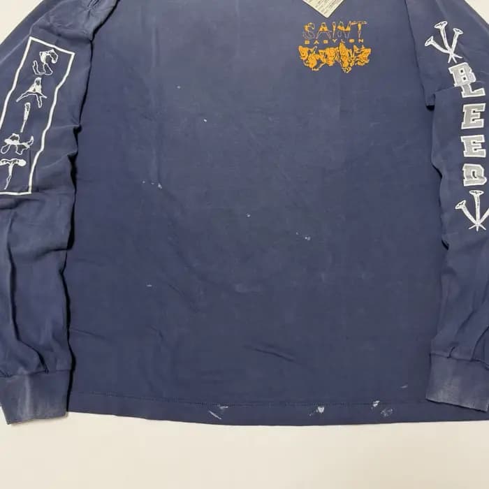Saint Michael nouvelle tendance américaine imprimé sweat à capuche col rond de haute qualité pour hommes et femmes