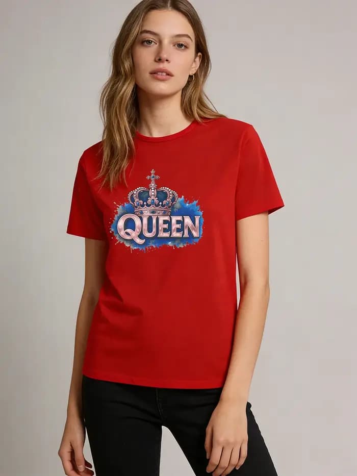 T-shirt Queen Crown pour femmes