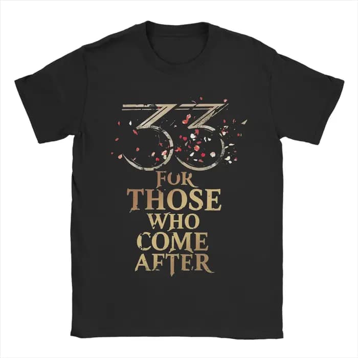 Clair Obscur expédition 33 pour ceux qui viennent après t-shirt pour hommes femmes t-shirts graphiques vêtements en coton