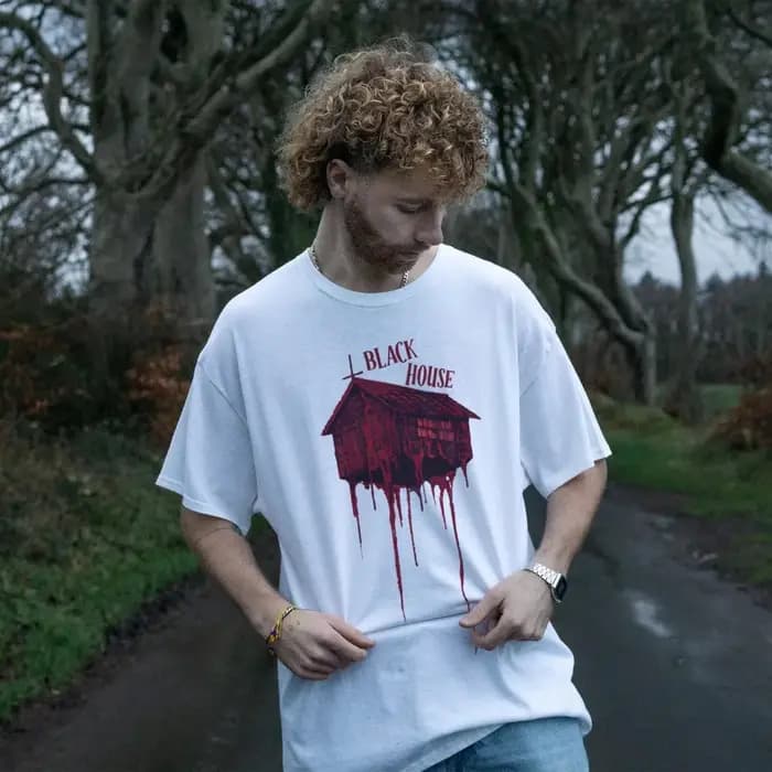 T-shirt Dorohedoro Black House, style rétro manga sombre, pour hommes et femmes, en coton, idéal pour l'été, streetwear cool, cadeau pour les amateurs d'animation sombre