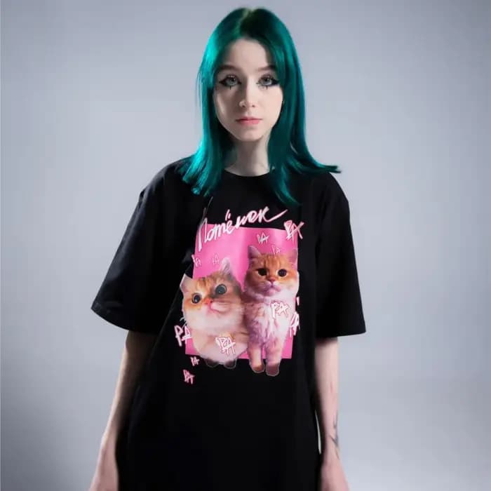 T-shirt à Manches Courtes en Coton pour Homme