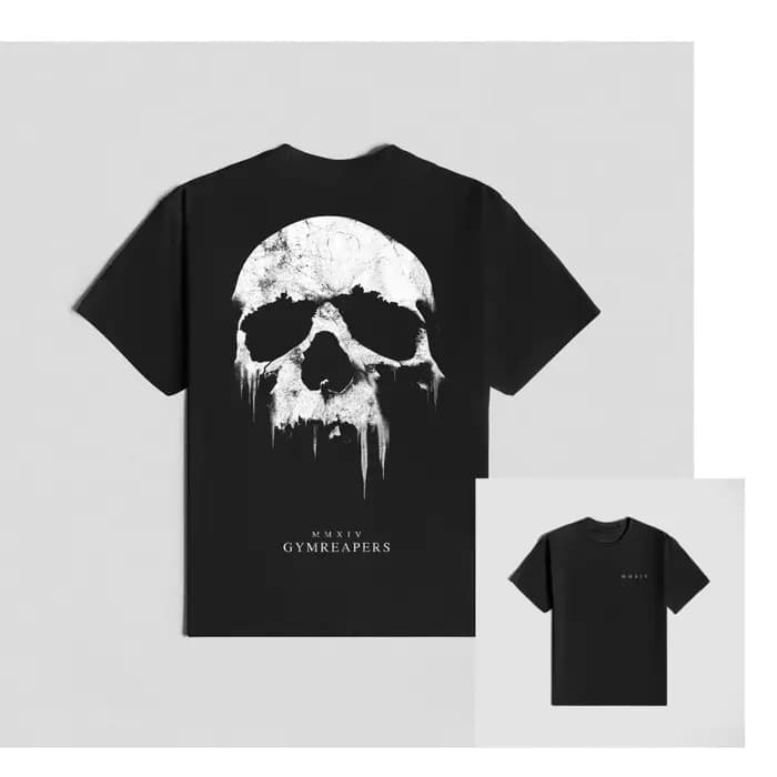 T-shirt de sport et de loisirs avec motif crâne