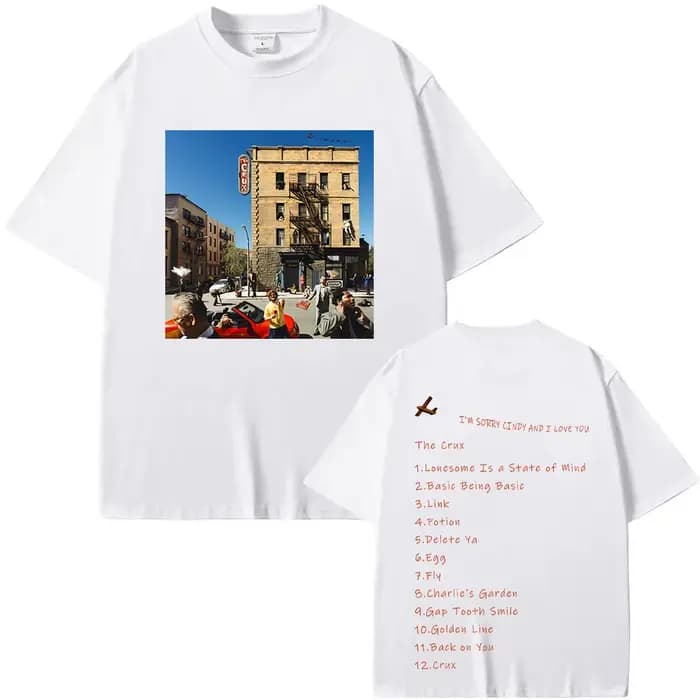Joe Keery 2025 nouveau T-shirt Djo De Crux Album