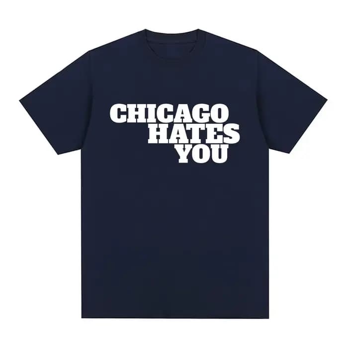 Rappeur chef Keef Chicago déteste vous même Style T-shirt hommes mode Hip Hop surdimensionné