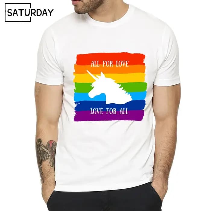 T-shirt arc-en-ciel unisexe unisexe