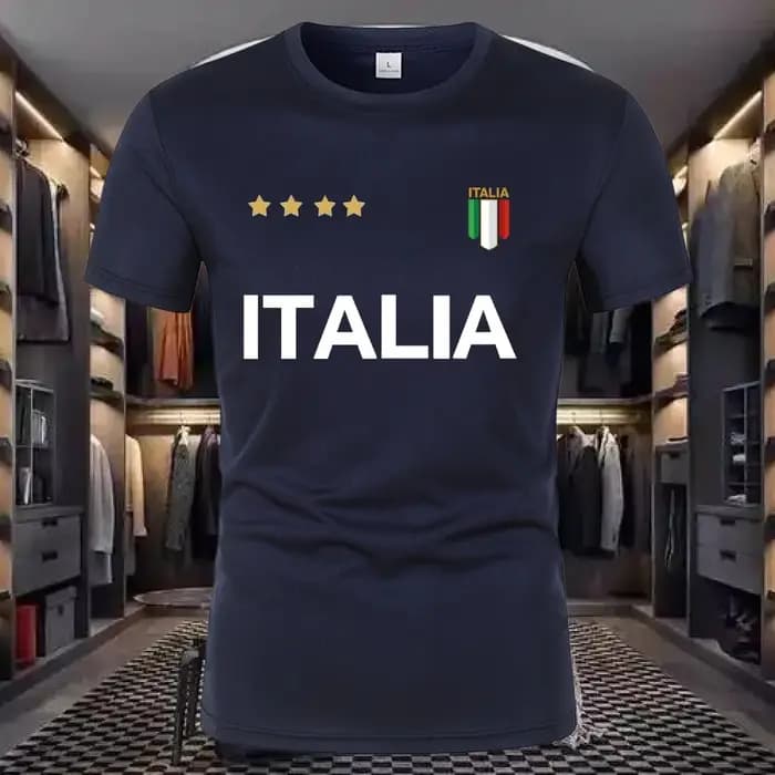 T-shirt respirant à col rond et manches amples pour homme
