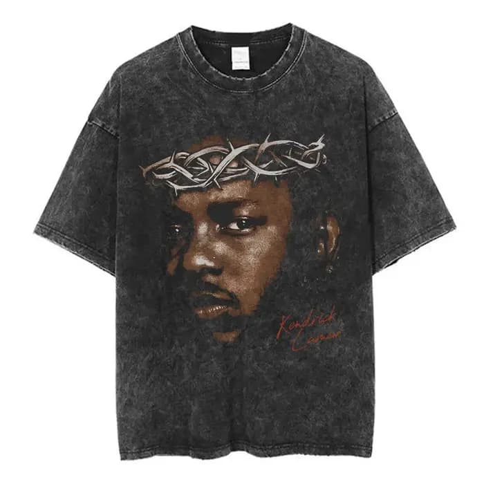 Rappeur Kendrick Lamar t-shirt Mr Morale & The Big Steppers Vintage lavé T-shirts hommes femmes vêtements mode Hip Hop