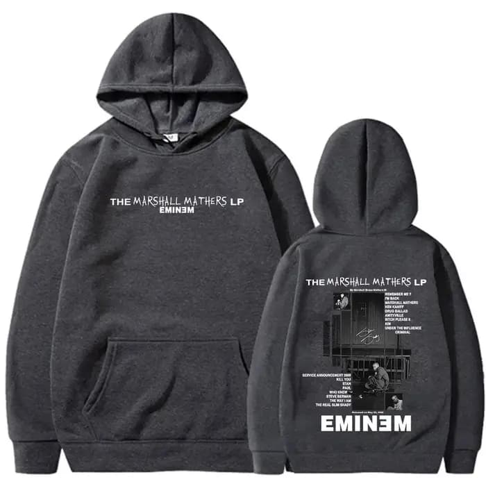 Rappeur Eminem 2000 Album graphique sweats à capuche hommes femmes vêtements Hip Hop mode surdimensionné manches longues