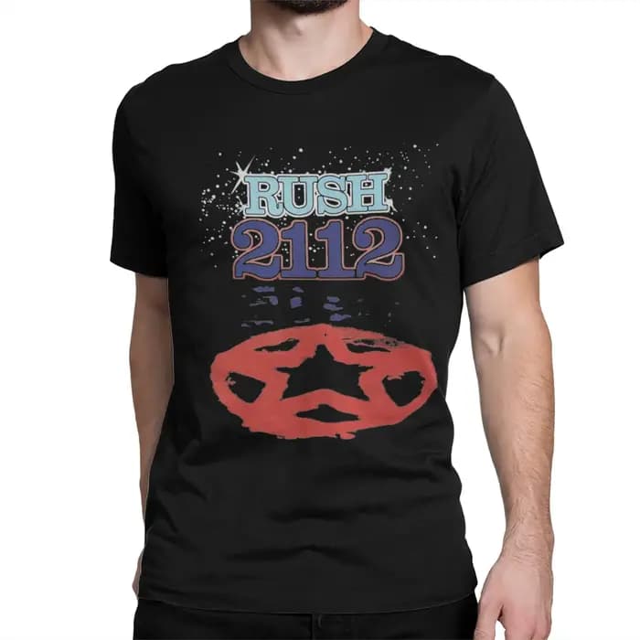 T-shirt de groupe Roll Never Walk Alone Rush 2112 pour hommes et femmes