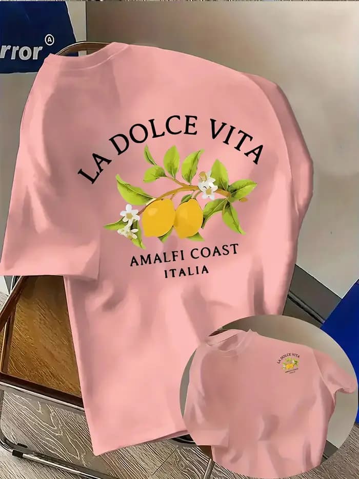 T-shirt pour homme, nouveau, été, motif plage italien, tissu léger et respirant, adapté à un usage q