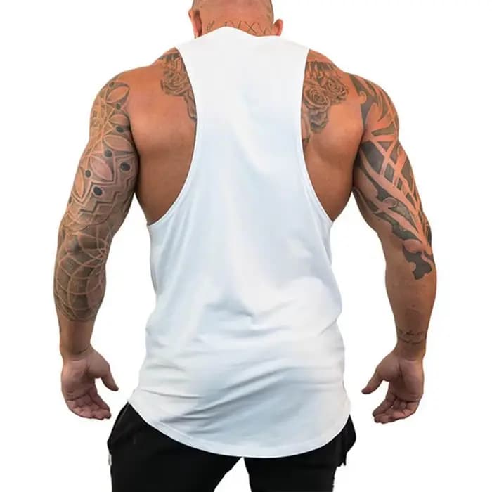 Débardeurs de sport pour hommes en coton respirant pour la gym