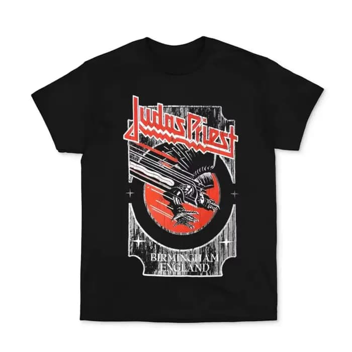 T-shirt de loisirs de la marque JUDAS PRIEST, marque de luxe pour hommes et femmes