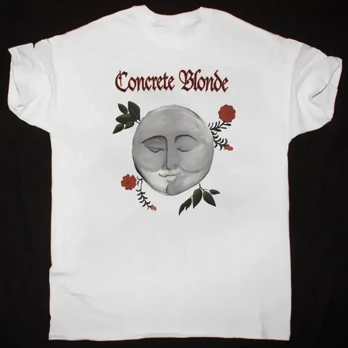 Concrete Blonde For Family T-shirt blanc en coton