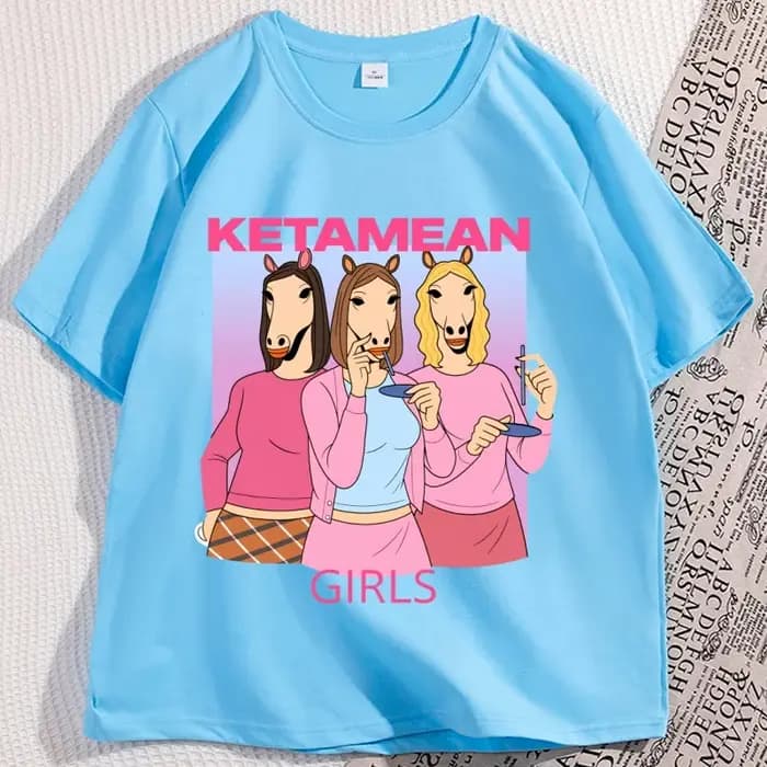Ketamean filles T-shirt décontracté coton à manches courtes
