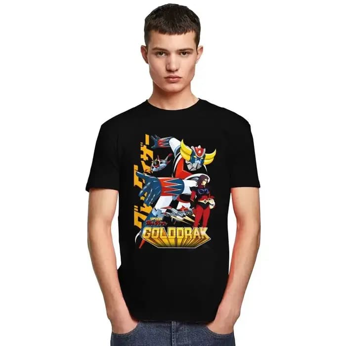 Personnalisé classique Goldrake UFO Robot Grendizer t-shirts hommes Goldorak Anime T-shirt Streetwear