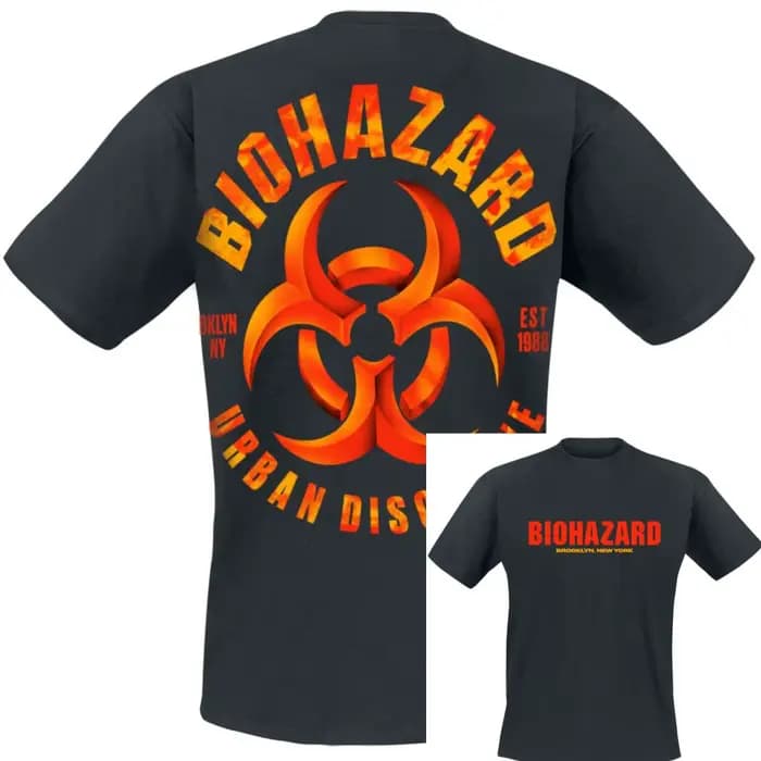 T-Shirt avec Logo Biohazard Band