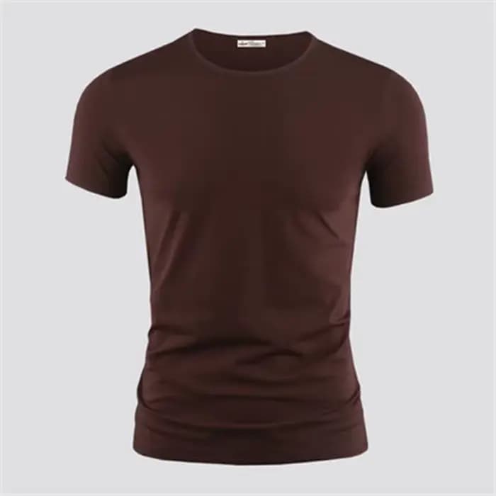 2026 hommes T-Shirt couleur Pure col en V à manches courtes hauts T-Shirts
