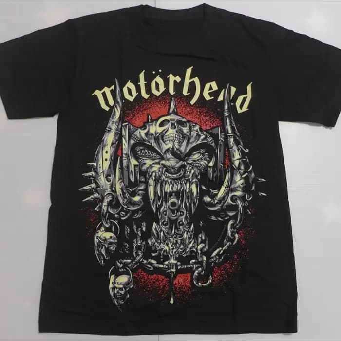 T-shirt d'été à manches courtes style bande dessinée Rock Metal 2026 Motorhead – Hauts Y2K pour homm