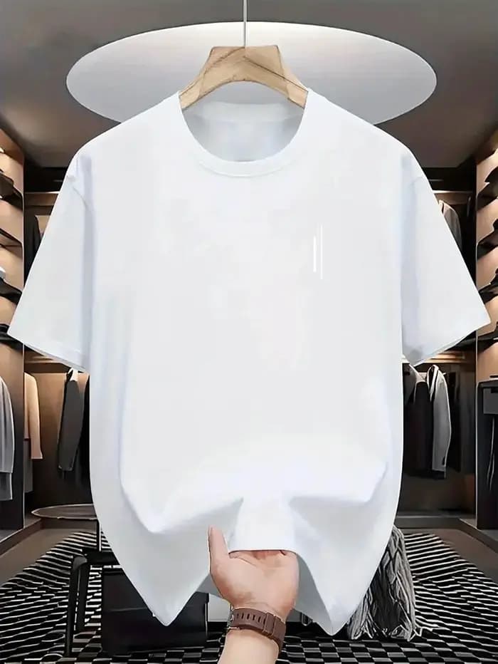 T-shirt à col rond pour homme