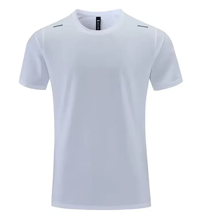 LOGO personnalisé T-shirts de sport pour hommes chemise de Jogging Fitness entraînement vêtements
