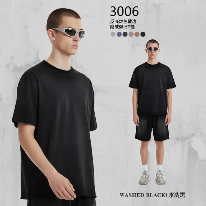 T-shirt et short décontractés polyvalents de marque, style rétro américain, collection Printemps-Été
