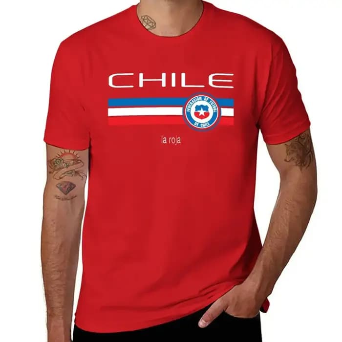 T-Shirt à Col Rond en Coton pour Homme