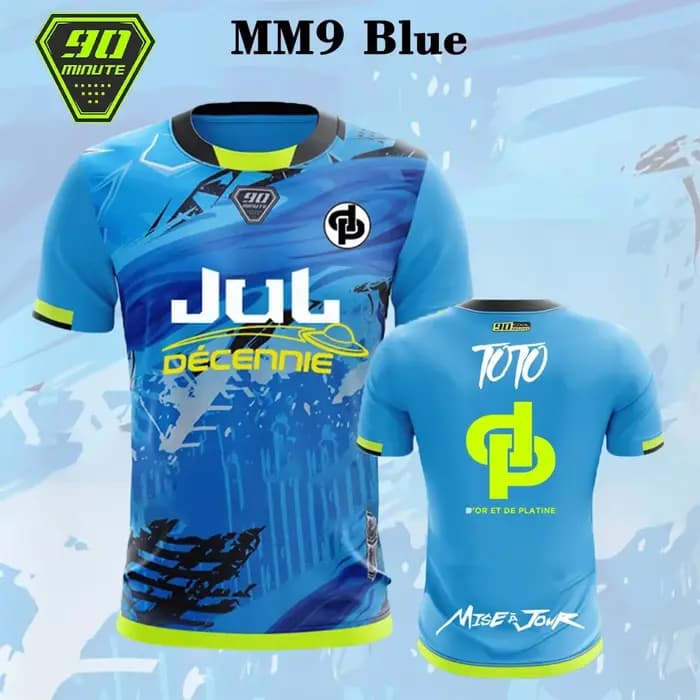 Jul hommes Jersey 90 Minute série 3D imprimé T-shirt
