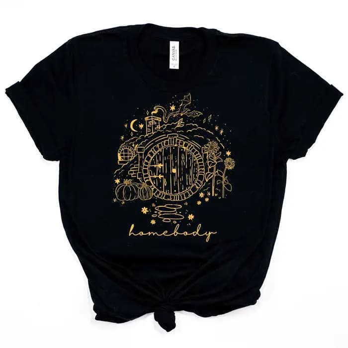 LOTR T-shirt Vintage Homebody chemise le magicien Shire chemises maison du deuxième petit déjeuner t-shirts à la mode à