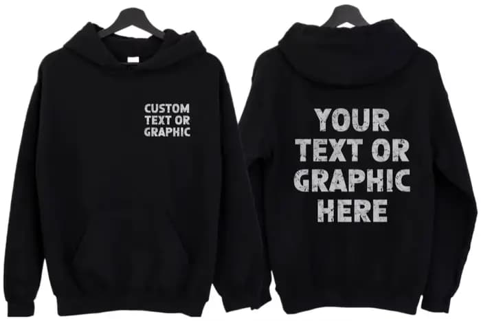 Sweat à capuche personnalisé avec doublure en laine pour homme et femme style y2k streetwear coton confortable pour hiver