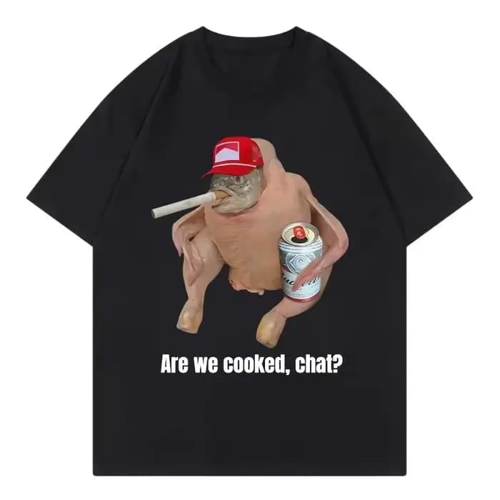 Faire la conversation? T-shirt Amusant avec Emojis, T-shirt Stylé à Manches Courtes, Vêtement Décont