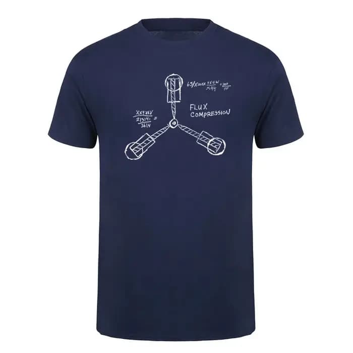 T-Shirt en coton avec condensateur de flux