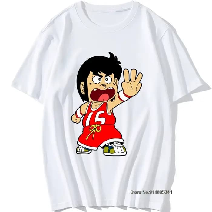 T-shirt drôle pour hommes Gigi La Top Basket surdimensionné dessin animé années 80 90 unisexe nouvel