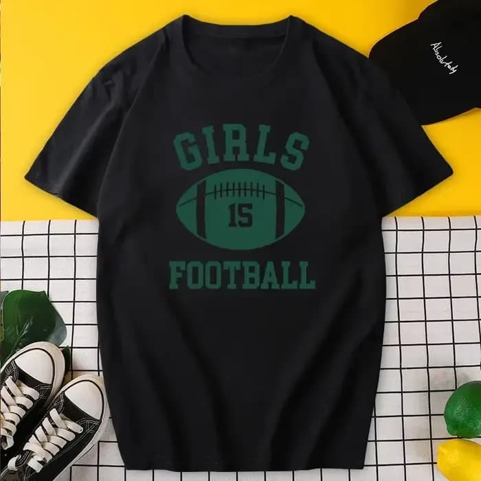 CatastroGreen-T-shirt à manches courtes pour femmes, décontracté et rétro, avec la série télévisée F