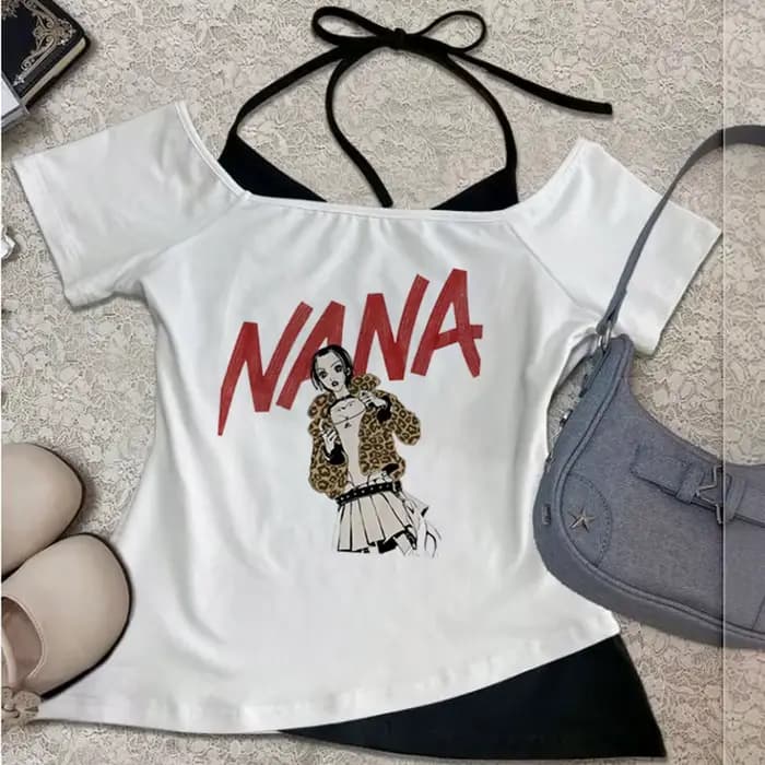 T-shirt Nana à col court pour fille