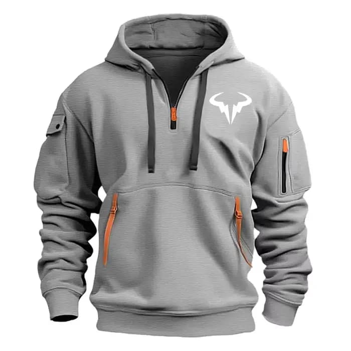 Sweat à capuche surdimensionné printemps automne nouveaux vêtements de sport pour hommes Rafael Nadal imprimé hip-hop