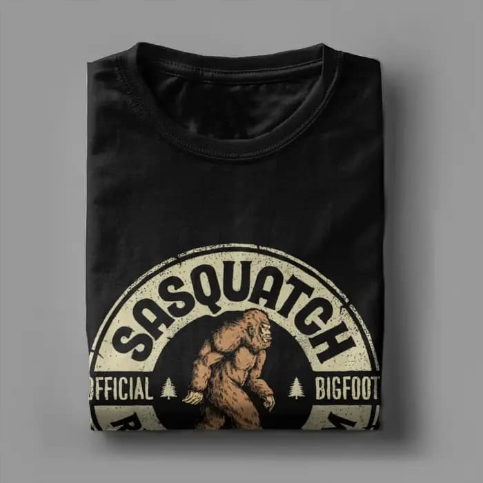 Streetwear t-shirt été Bigfoot équipe de recherche rétro Vintage Sasquatch t-shirts coton