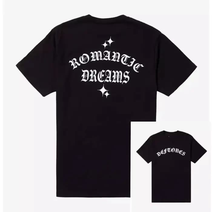 T-Shirt en coton avec image de la bande de musique Private Music Snake Deftones