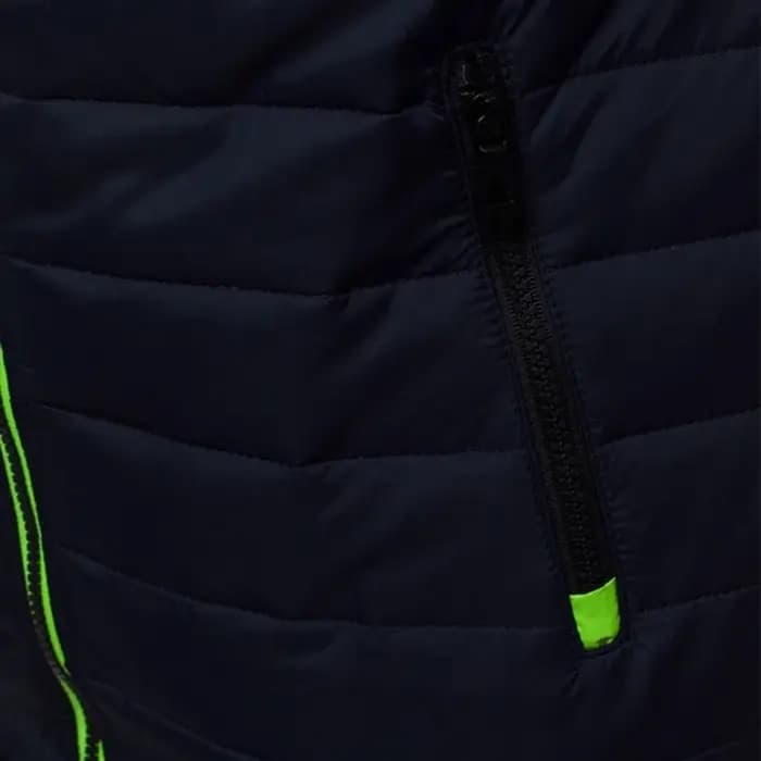 Veste à fermeture éclair imprimée personnalisée pour hommes