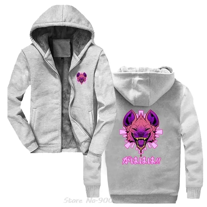 Sweat à capuche en fourrure Gahaha Hyena pour hommes