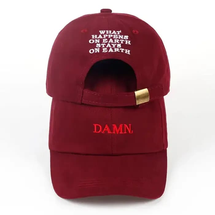 Casquettes DAMN pour hommes et femmes brodées