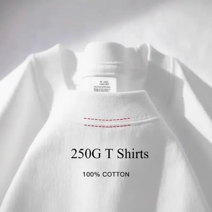 T-shirt homme haute qualité 100% 250GSM coton