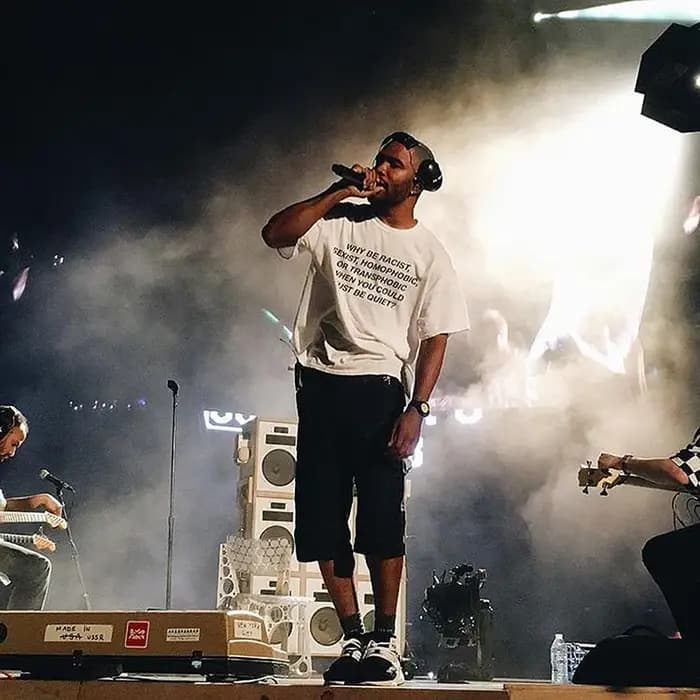 Frank rappeur Hip Hop T-shirt blond coton hommes