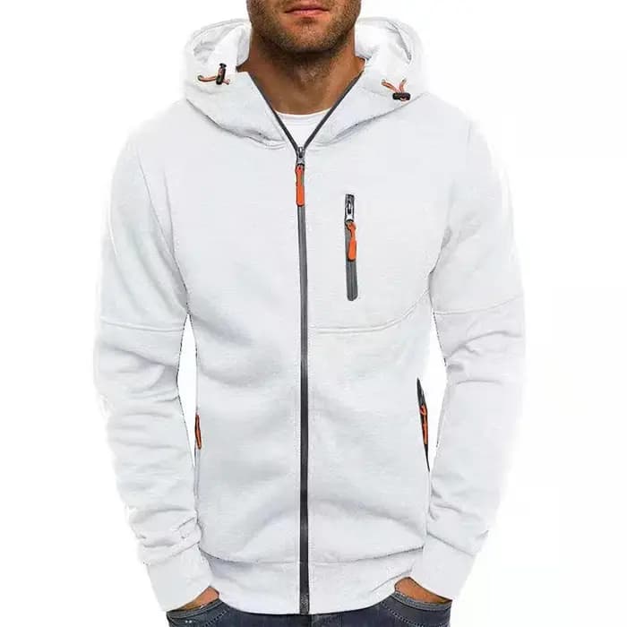 Sweats à capuche pour hommes printemps automne décontracté solide sweat