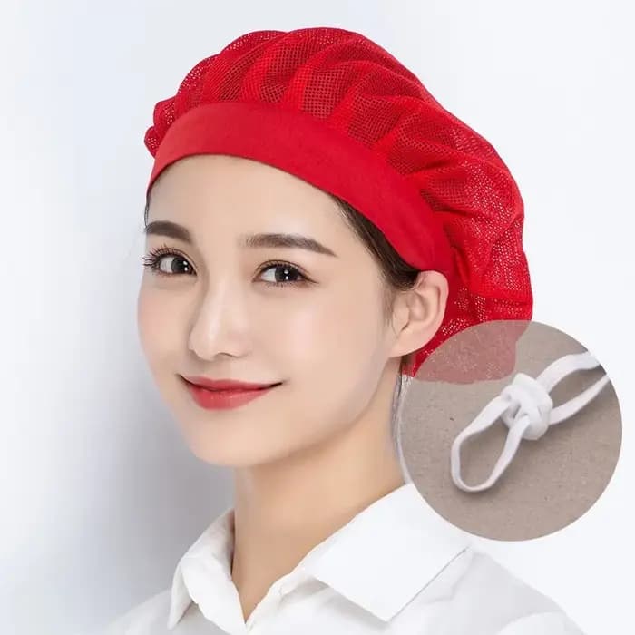 Casquettes en filet réglables blanches