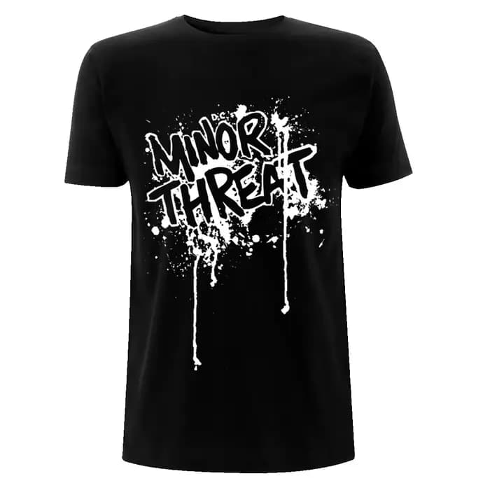 T-shirt en coton avec motif Minor Threat